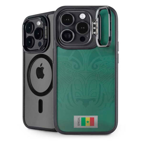 Senegal Soccer Flag iPhone 13 Pro Max Kickstand Case